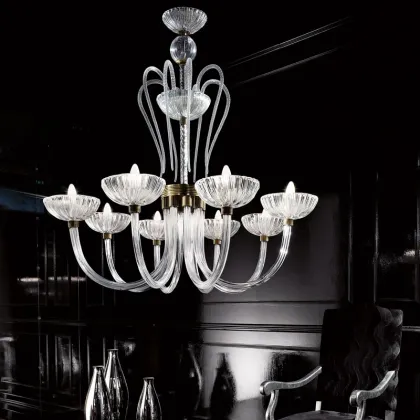 Zdjęcie Ośmioramienny żyrandol LD50/8 z Italii Arte Veneziana