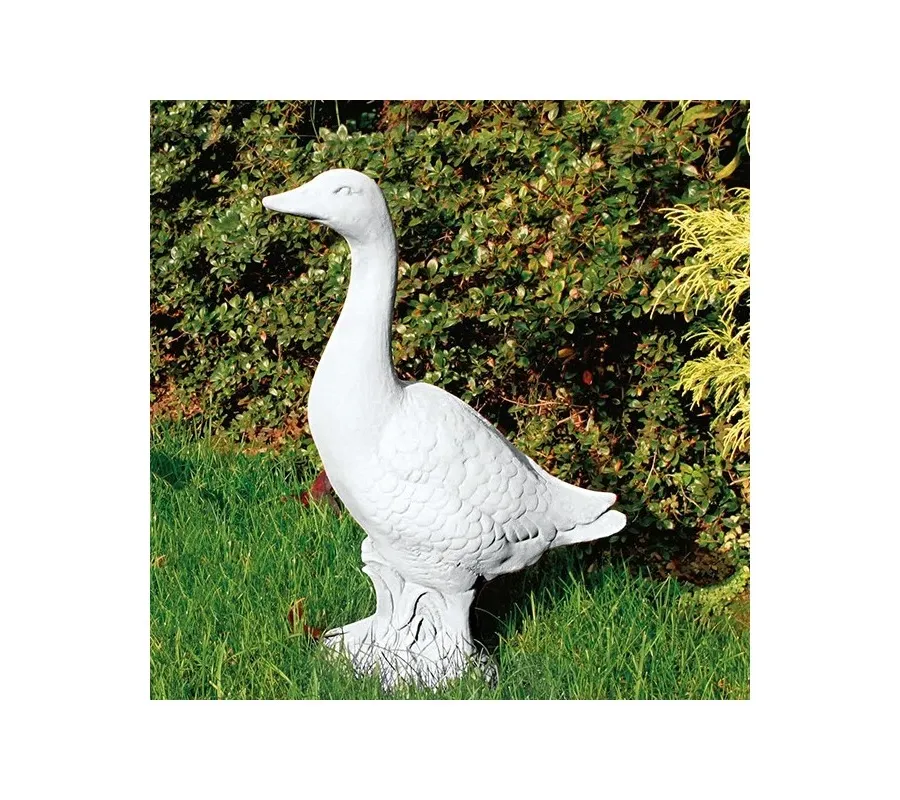 obrazek 1 Piękna stylowa figura gęsi do ogrodu - Italpark