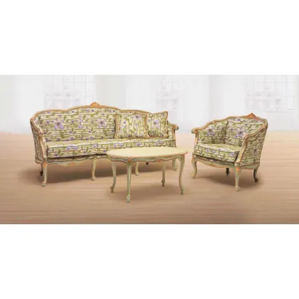 Zdjęcie Piękna dwuosobowa sofa w stylu antycznym do salonu – Morello Gianpaolo