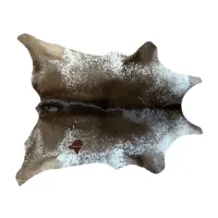 Picture Beautiful calfskin rug - 110x91 cm
