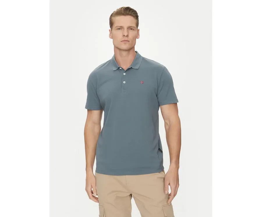 obrazek 1 Napapijri Polo Ealis NP0A4H8B Niebieski Regular Fit