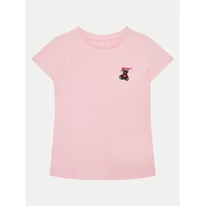 Zdjęcie Guess T-Shirt J5RI44 J1314 Różowy Regular Fit