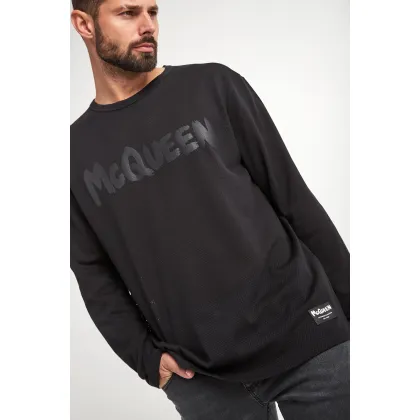 Zdjęcie Longsleeve męski z siatki ALEXANDER MCQUEEN Alexander McQueen