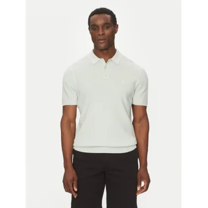 Zdjęcie Calvin Klein Polo Micro Waffle Polo S/S K10K114465 Écru Regular Fit