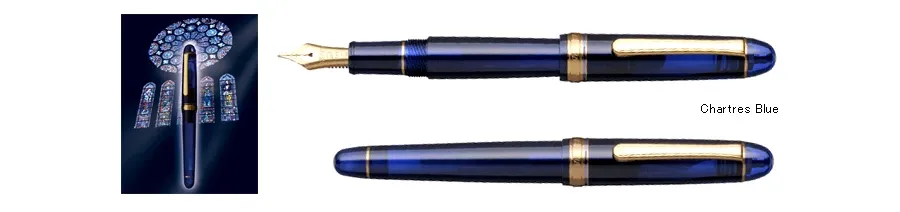 picture 2 Platinum Century Chartres Blue Fountain Pen