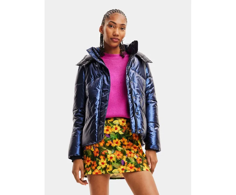 obrazek 1 Desigual Kurtka zimowa 23WWEW78 Niebieski Regular Fit
