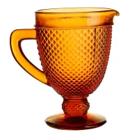 Zdjęcie Piękny klasyczny pomarańczowy dzban Ambar z kolekcji Bicos Ambar - Vista Alegre