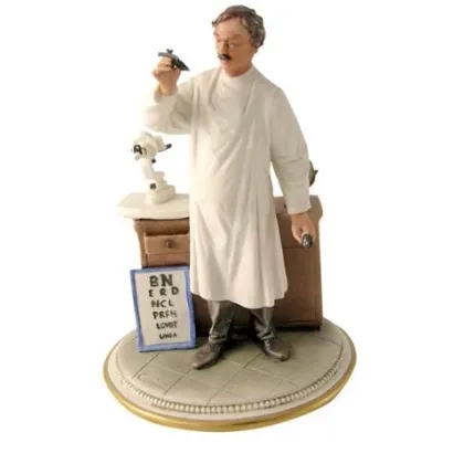 Zdjęcie Niecodzienna figurka z porcelany - okulista