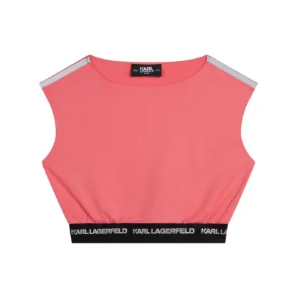 Zdjęcie Karl Lagerfeld Kids Top Z15410 D Czerwony Regular Fit