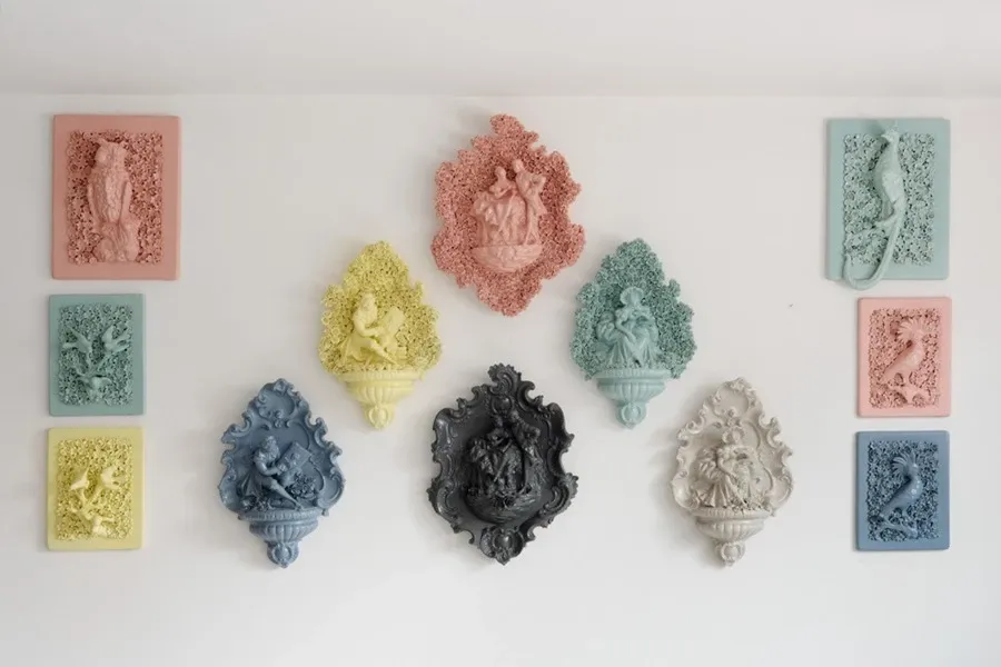 obrazek 4 Nowoczesny włoski obraz do salonu marki Rebirth Ceramics