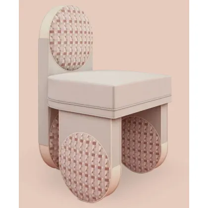 Zdjęcie Stylowe krzesło do jadalni Fyoo Cher