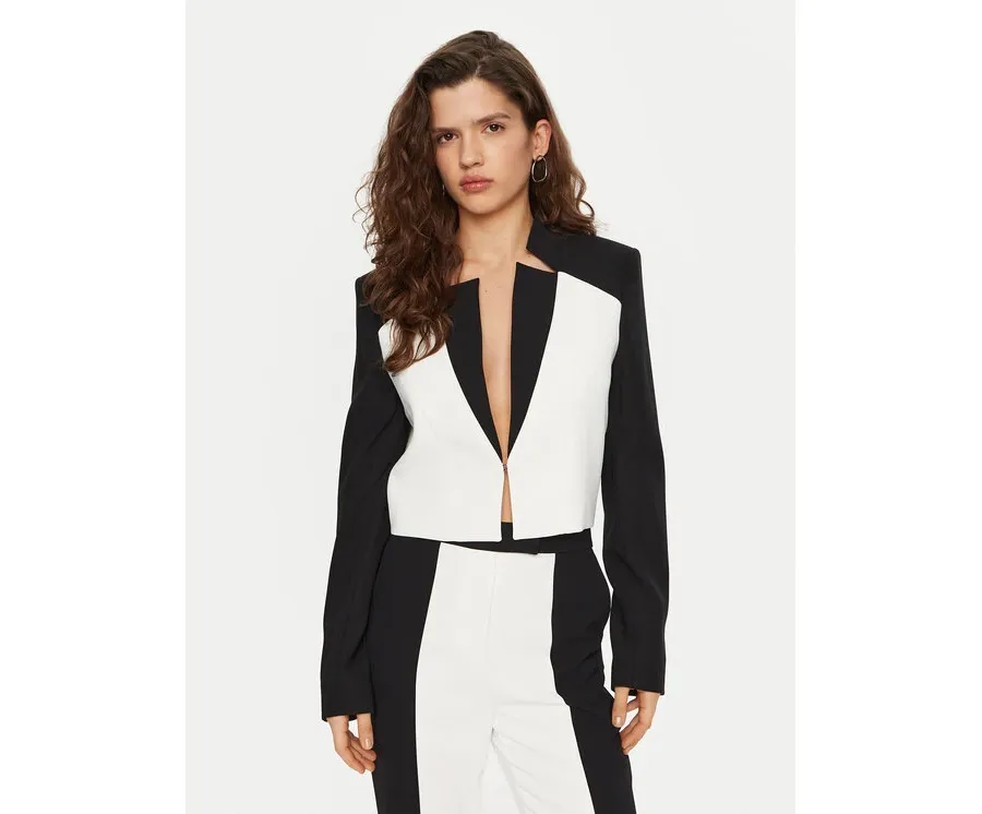obrazek 1 KARL LAGERFELD Marynarka A1W14044 Biały Relaxed Fit