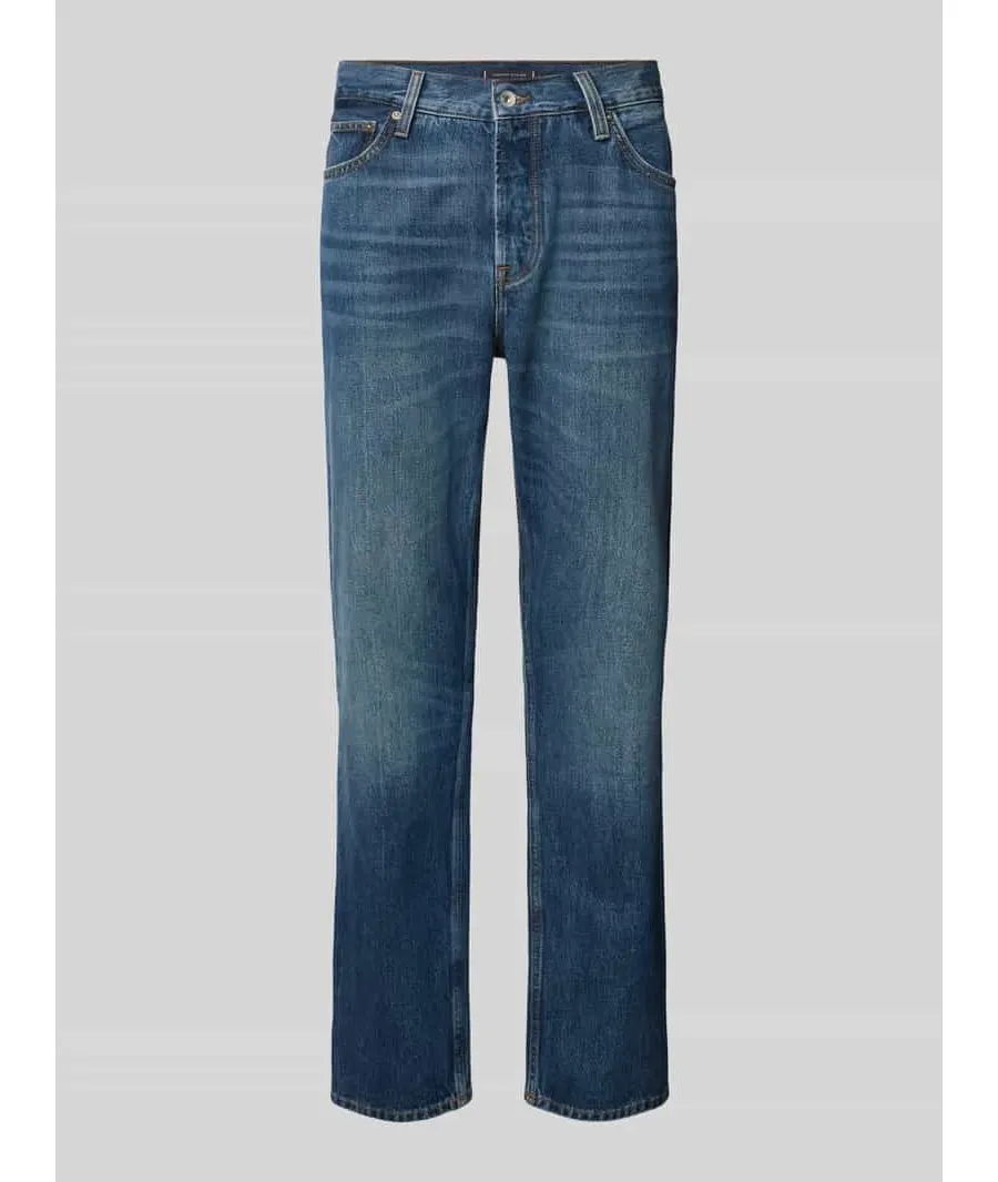 obrazek 1 Jeansy o kroju regular fit z 5 kieszeniami model ‘MERCER’