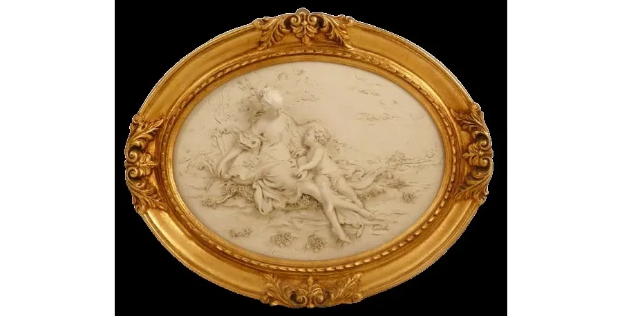 obrazek 1 Sielankowa scena na obrazie z porcelany