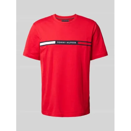 Zdjęcie Tommy Hilfiger T-Shirt Chest Insert MW0MW36498 Czerwony Regular Fit