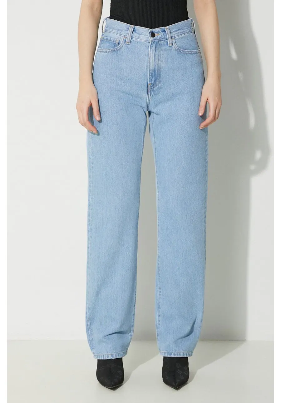 obrazek 1 Carhartt WIP jeansy Noxon Pant damskie medium waist I031920.112