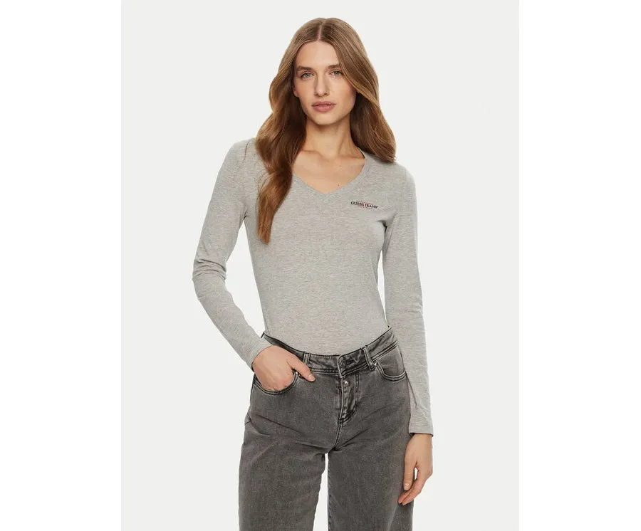 obrazek 1 Guess Jeans Bluzka W4YI21 J1314 Szary Regular Fit