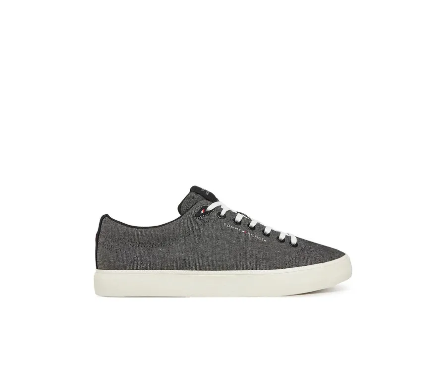 obrazek 1 Tommy Hilfiger Tenisówki Th Hi Vulc Low Core Chambray FM0FM05389 Szary