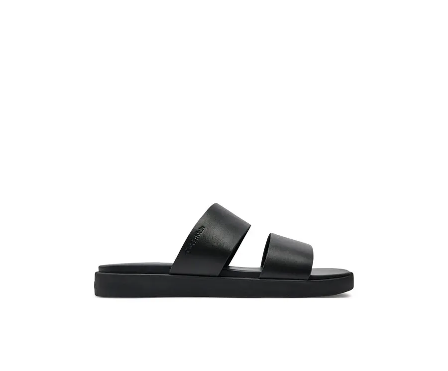 obrazek 1 Calvin Klein Klapki Double Strap HM0HM01414 Czarny
