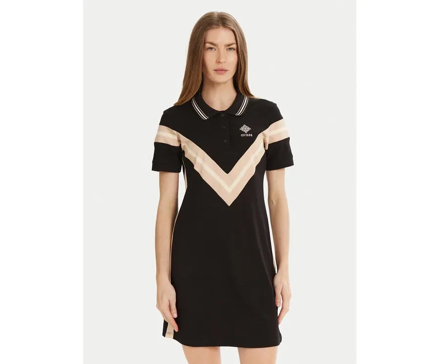 obrazek 1 Guess Sukienka codzienna V5RK00 KCOK1 Czarny Regular Fit