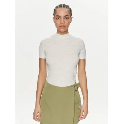 Zdjęcie Calvin Klein Jeans T-Shirt J20J223169 Biały Slim Fit