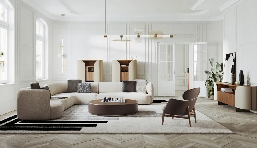 obrazek 3 Luksusowa sofa modułowa do salonu