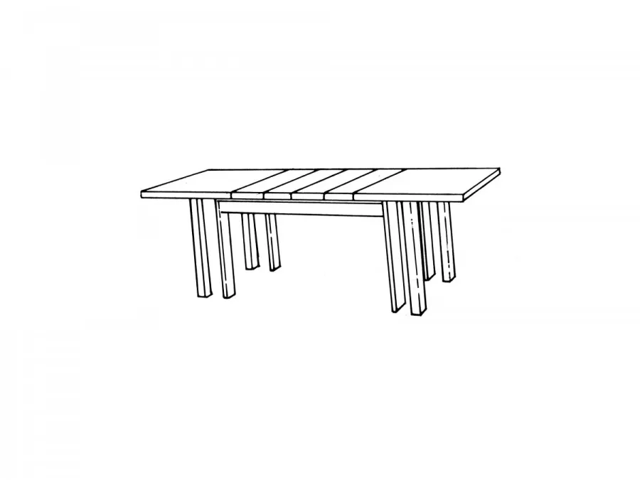 obrazek 2 Elegancki, prosty stół jadalniany z Włoch, 180-360cm - Zanini