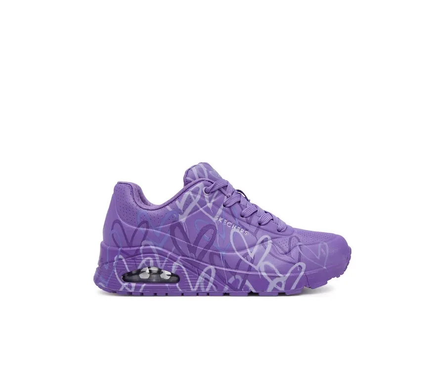 obrazek 1 Skechers Sneakersy Uno - Spread the Love 155507/PUR Fioletowy