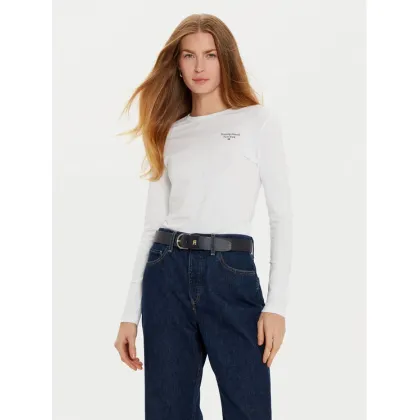 Zdjęcie Tommy Jeans Bluzka Essential DW0DW18793 Biały Slim Fit