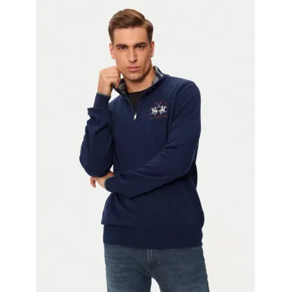 Zdjęcie La Martina Sweter ZMS314 YW120 Granatowy Regular Fit