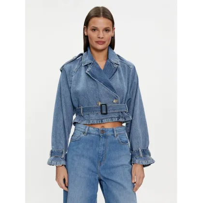 Zdjęcie Liu Jo Kurtka jeansowa UA4233 DS059 Niebieski Regular Fit