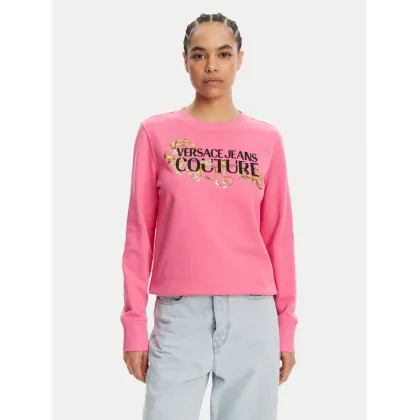Zdjęcie Versace Jeans Couture Bluza 78HAIC06 Różowy Regular Fit