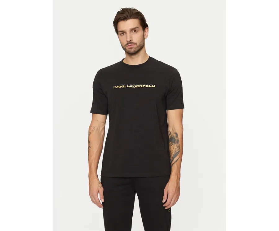 obrazek 1 KARL LAGERFELD T-Shirt 755462 551235 Czarny Regular Fit