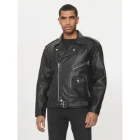 Zdjęcie Calvin Klein Jeans Kurtka skórzana J30J325600 Czarny Regular Fit