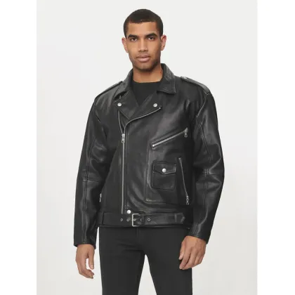 Zdjęcie Calvin Klein Jeans Kurtka skórzana J30J325600 Czarny Regular Fit