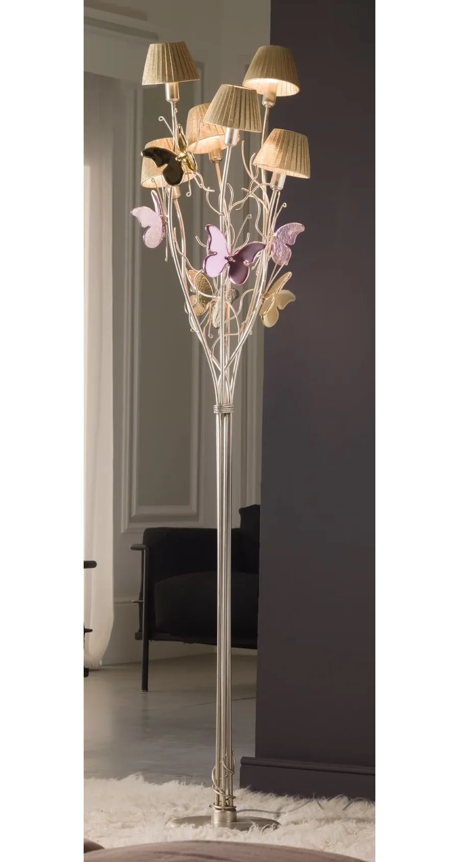 obrazek 1 Dekoracyjna lampa stojąca do salonów - Euro Lamp Art