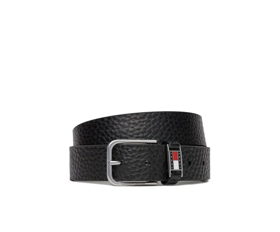 obrazek 1 Tommy Jeans Pasek Męski Tjm Scanton Texture 3.5 AM0AM13417 Czarny