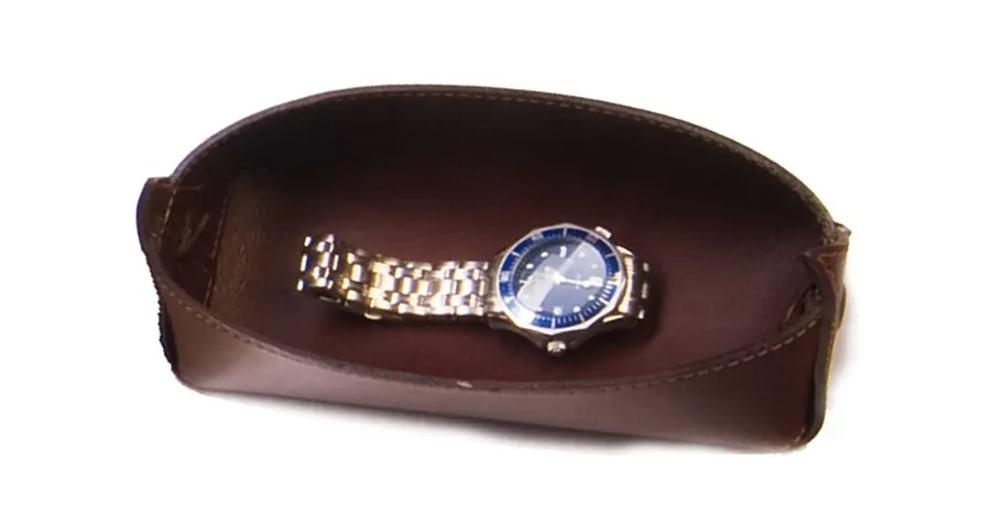 picture 1 Rectangular leather container - Absolute Breton