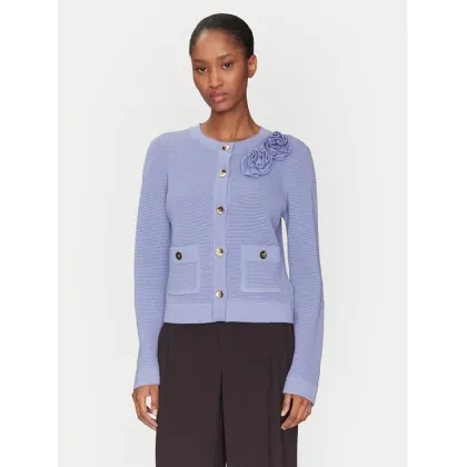 Zdjęcie Luisa Spagnoli Kardigan Mandel 100023 Fioletowy Regular Fit