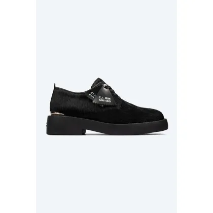 Zdjęcie Clarks Originals botki Mileno London kolor czarny na koturnie 26162101