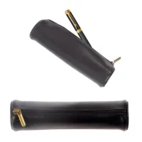 Zdjęcie Włoski piórnik skórzany na akcesoria biurowe z firmowym logo