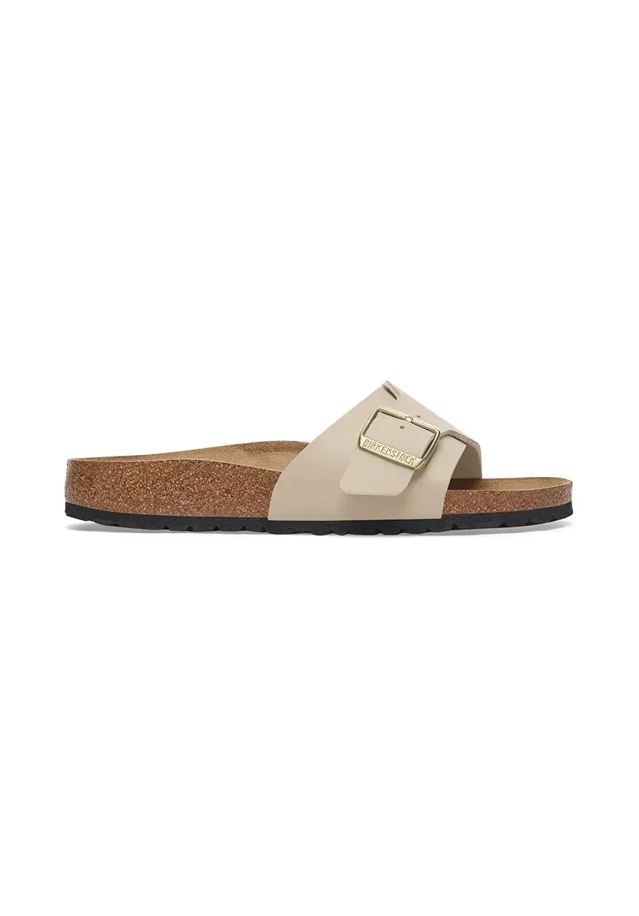 obrazek 1 Birkenstock klapki Catalina Birko-Flor damskie kolor beżowy 1029245