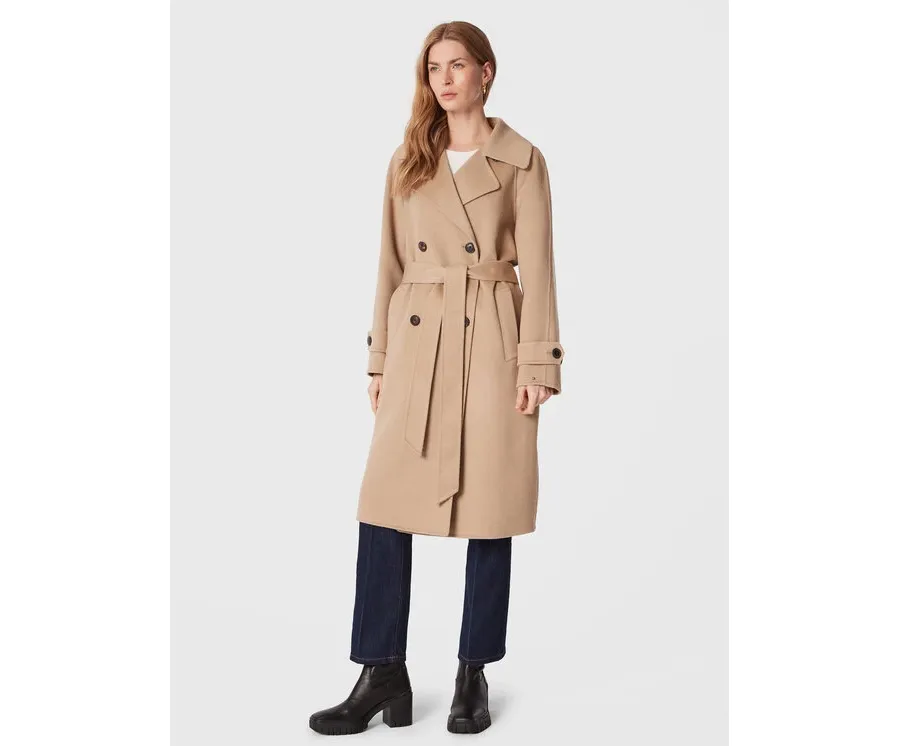 obrazek 1 Tommy Hilfiger Trencz WW0WW36941 Beżowy Relaxed Fit