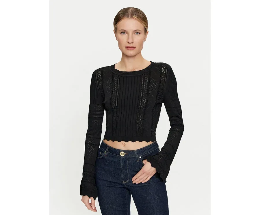 obrazek 1 Guess Sweter Adaline W4GR08 Z2U00 Czarny Regular Fit