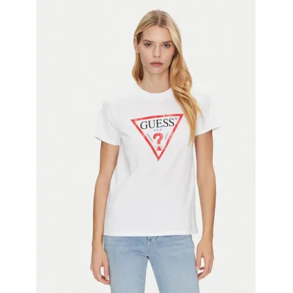 Zdjęcie Guess T-Shirt W2BI69 K8FQ1 Biały Regular Fit