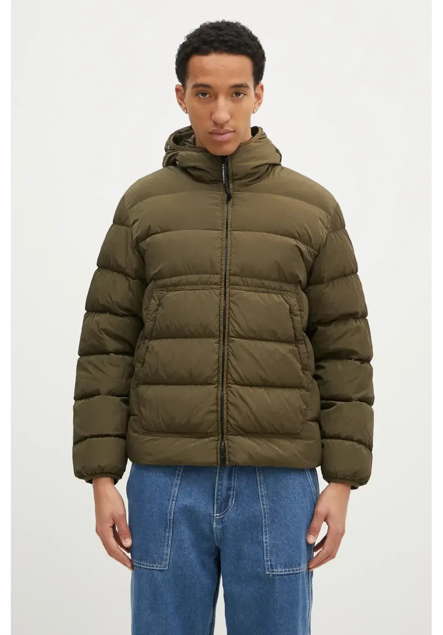 obrazek 1 C.P. Company kurtka Chrome-R Goggle Down Jacket męska kolor zielony zimowa 17CMOW079A005904G