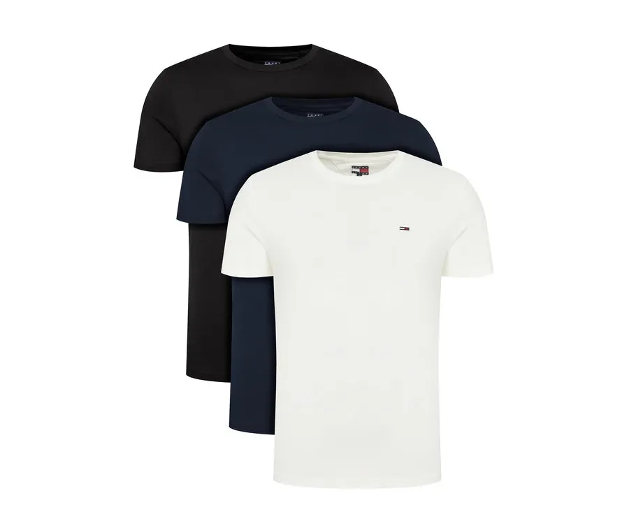 obrazek 1 Tommy Jeans Komplet 3 t-shirtów DM0DM21579 Kolorowy Slim Fit