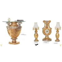 Zdjęcie Wytworna lampa z perłowym abażurem - Valle d'oro Patchi