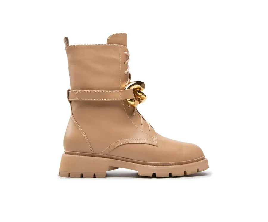 obrazek 1 Eva Minge Botki EM-44-12-001522 Beżowy