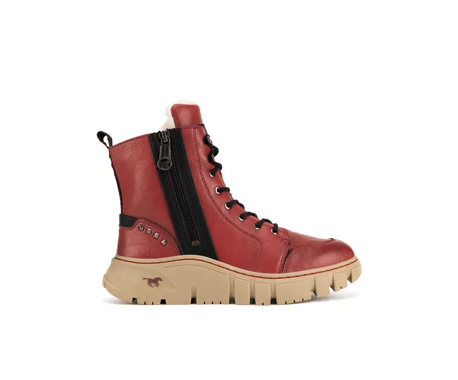 obrazek 1 Mustang Botki 1499-602-5 Czerwony
